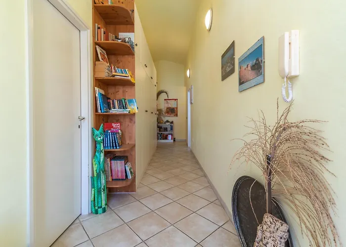 公寓 Anja With Garden, Balcony And Sea View, 3 Min Walk To The *